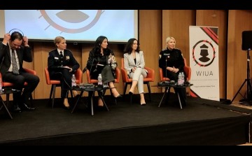 The President of the Association, Kristina Jozić, presented at the "Women in Uniform" conference held in Tirana