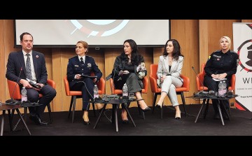 The President of the Association, Kristina Jozić, presented at the "Women in Uniform" conference held in Tirana