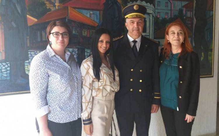 Three policewomen of the Ministry of the Interior of the Tuzla Canton were promoted through a special promotion