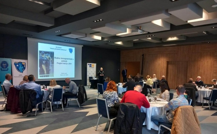 The first professional training for managers on the topic "Gender equality and gender-based discrimination in police structures in Bosnia and Herzegovina"