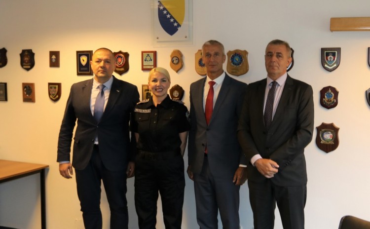 The president of the "Policewomen's Network" Association, Kristina Jozić, was promoted to the rank of Independent inspector